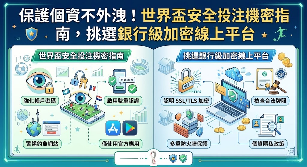 世界盃安全投注機密指南，挑選銀行級加密線上平台