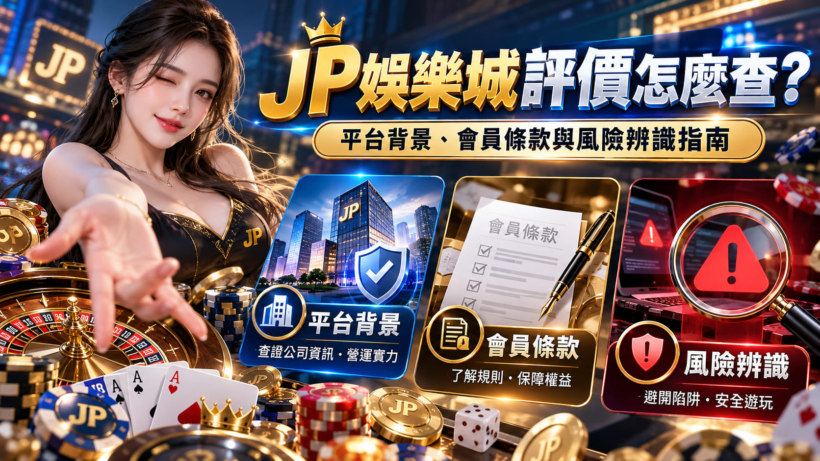 JP娛樂城評價怎麼查?平台背景、會員條款與風險辨識指南
